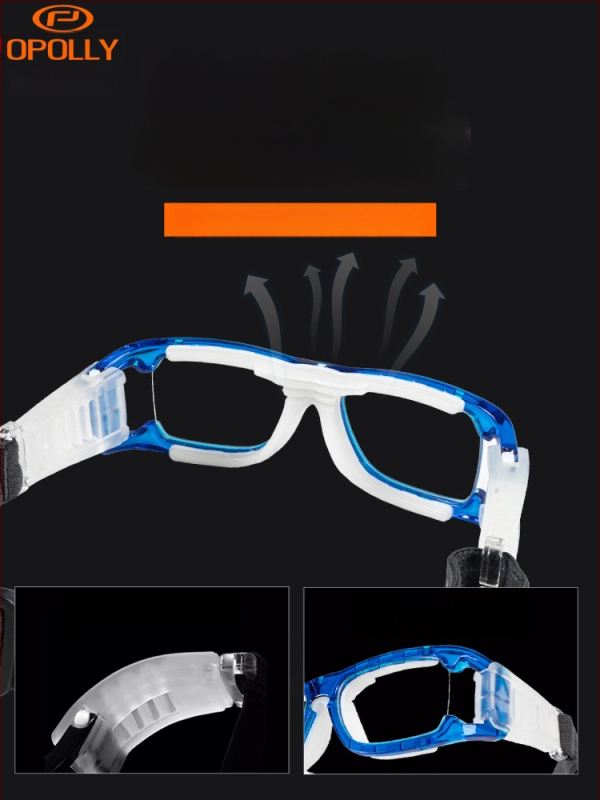 OPOLLY L006 Sportske naočale za miopiju, PC okvir, unisex, izmjenjive leće, uklonjive ručke