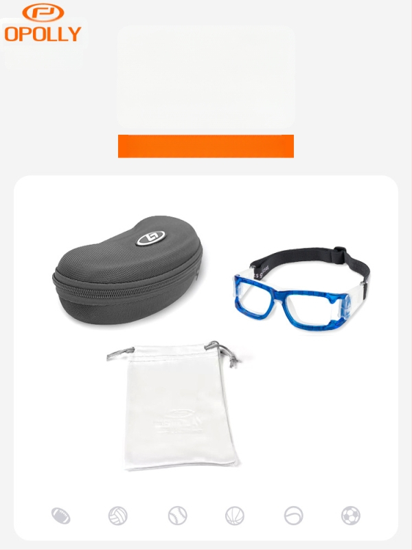 OPOLLY L006 Sportske naočale za miopiju, PC okvir, unisex, izmjenjive leće, uklonjive ručke