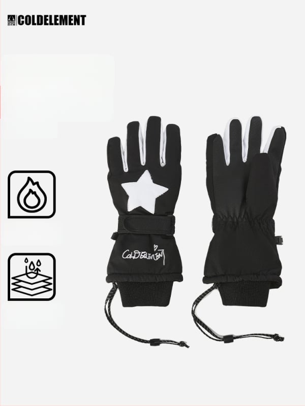 Bērnu slēpošanas cimdi, 2L materiāls, bērniem, piemēroti slēpošanai, bez importa