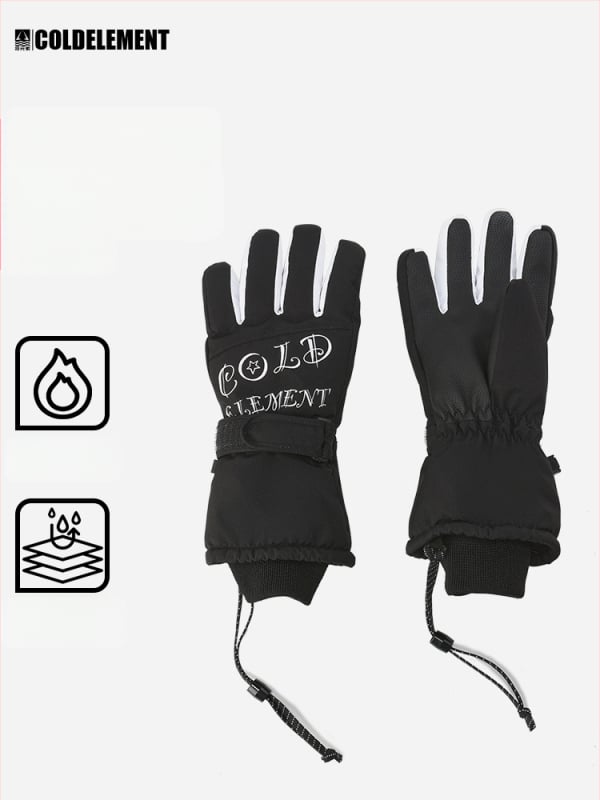 Bērnu slēpošanas cimdi, 2L materiāls, bērniem, piemēroti slēpošanai, bez importa