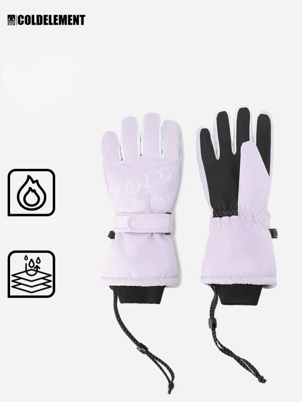 Bērnu slēpošanas cimdi, 2L materiāls, bērniem, piemēroti slēpošanai, bez importa