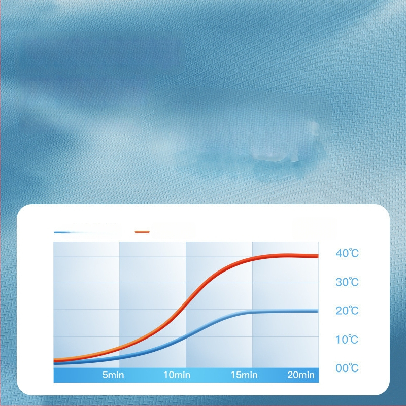 Hladnjivi jastuk za sjedenje za uredsku stolicu, prozračan Ice Silk materijal, latex punjenje, jednostavan i modern stil, za hlađenje i prevenciju pregrijavanja