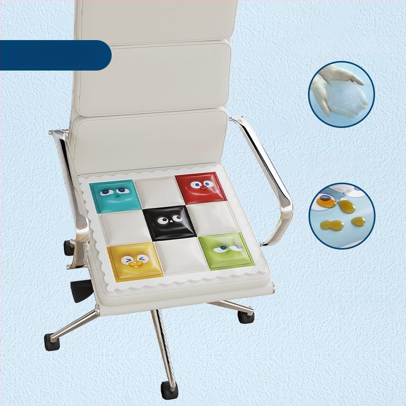 Hladnjivi jastuk za sjedenje za uredsku stolicu, prozračan Ice Silk materijal, latex punjenje, jednostavan i modern stil, za hlađenje i prevenciju pregrijavanja