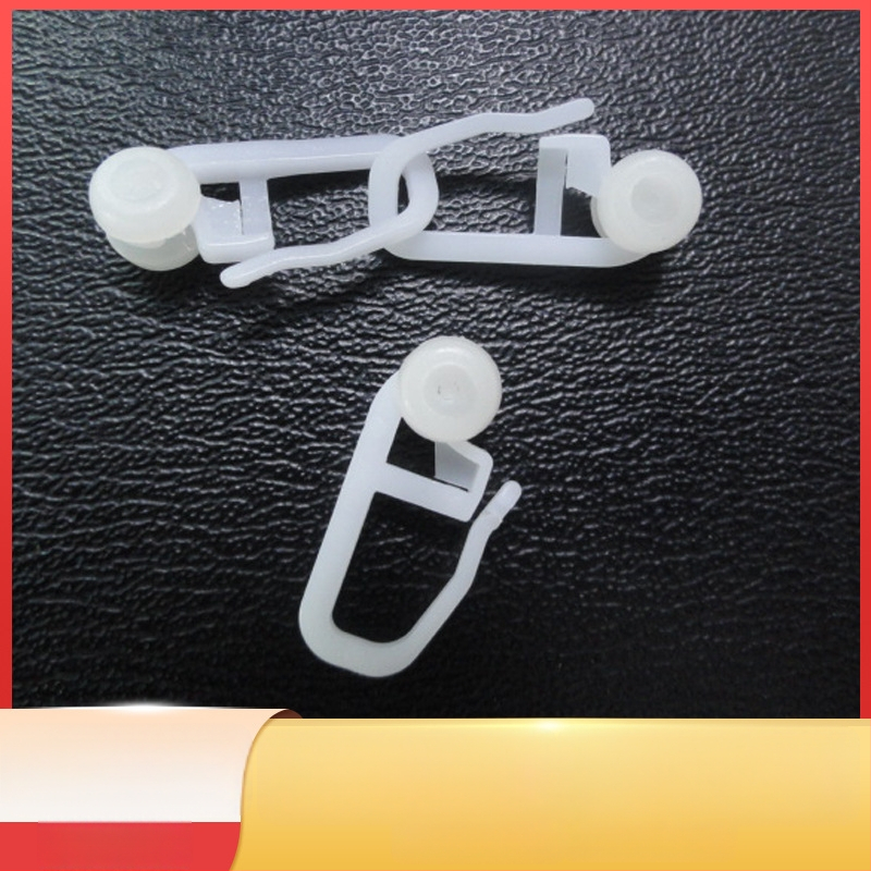 Plastmasas aizkaru āķi, mūsdienīgs minimālistisks stils, zīmols hpg, iepakojumā 50 gab.