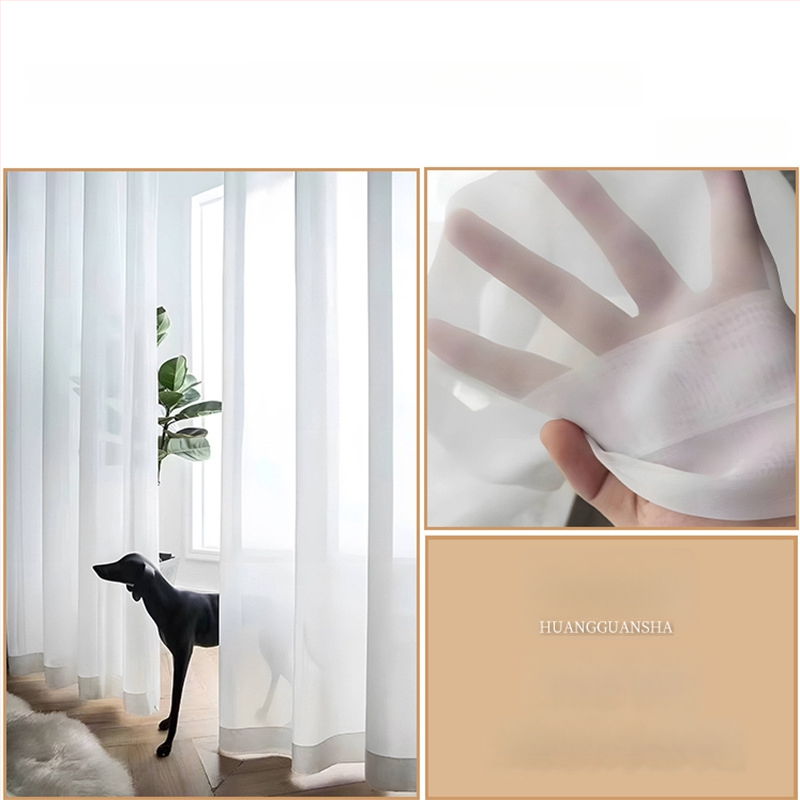 Phantom hálófüggöny poliészter Jacquard - részleges árnyékolás 40–70%, Phantom szálak, anti-zamotan, minták: csíkok, háló, geometrija, levelek, padlótól a mennyezetig