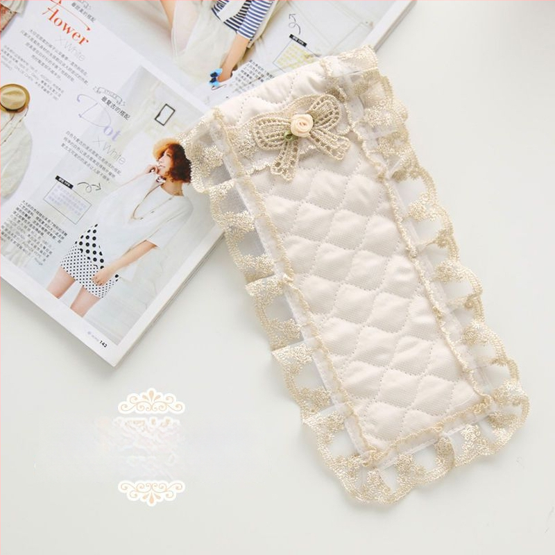 Κάλυμμα προστασίας για τα τηλεχειριστήρια κλιματισμού και τηλεόρασης, ύφασμα βαμβάκι, ευρωπαϊκό στυλ, δαντελένιο σχέδιο, προστασία από σκόνη