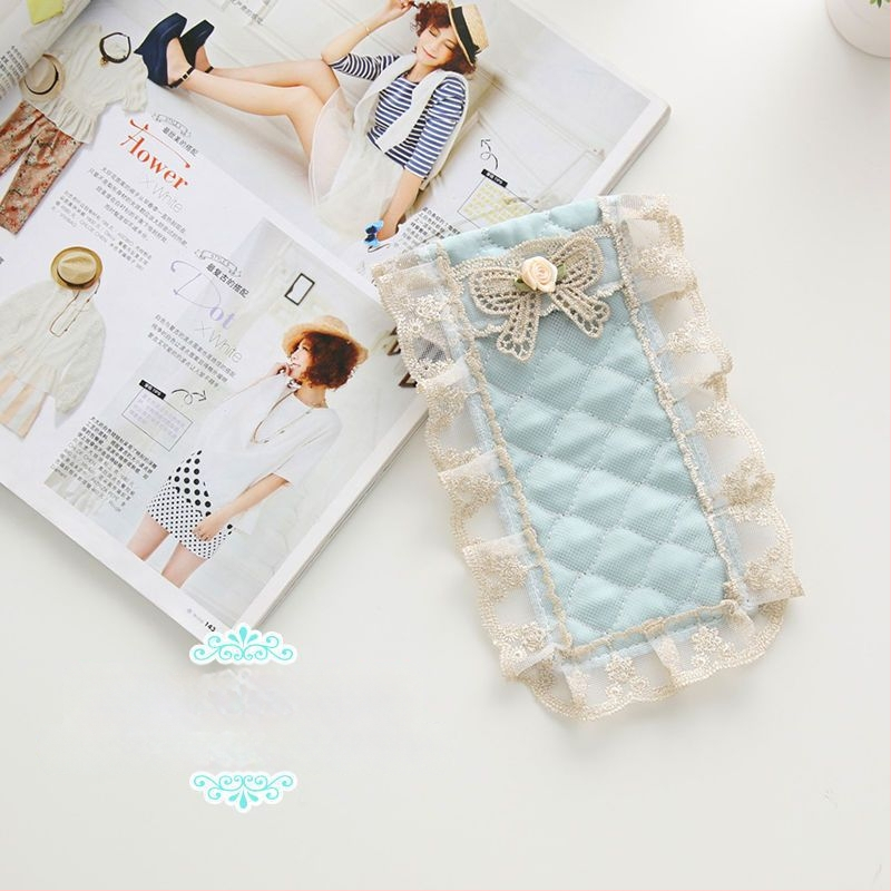 Κάλυμμα προστασίας για τα τηλεχειριστήρια κλιματισμού και τηλεόρασης, ύφασμα βαμβάκι, ευρωπαϊκό στυλ, δαντελένιο σχέδιο, προστασία από σκόνη