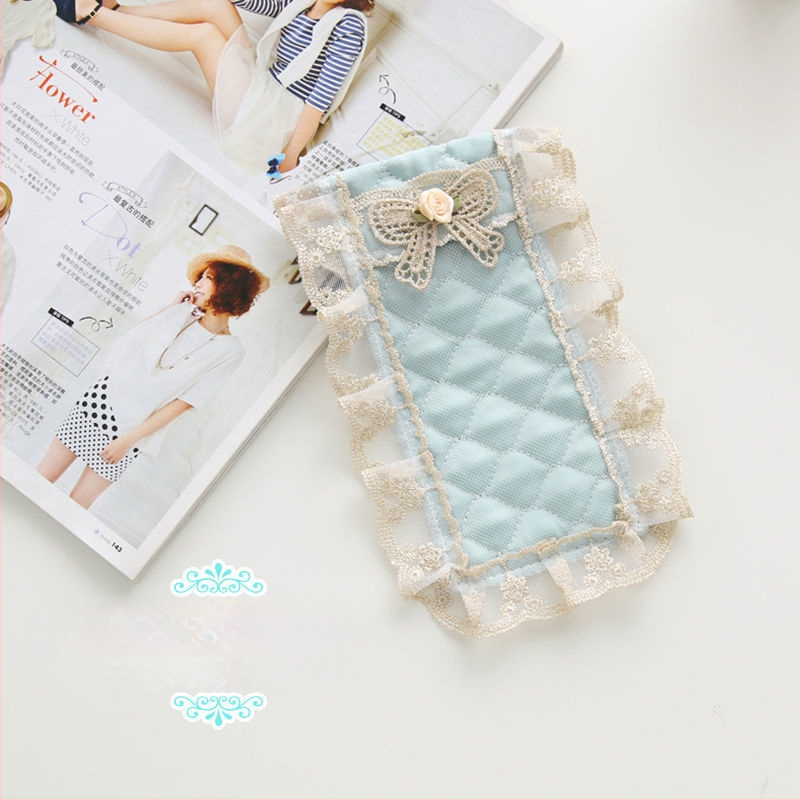 Κάλυμμα προστασίας για τα τηλεχειριστήρια κλιματισμού και τηλεόρασης, ύφασμα βαμβάκι, ευρωπαϊκό στυλ, δαντελένιο σχέδιο, προστασία από σκόνη