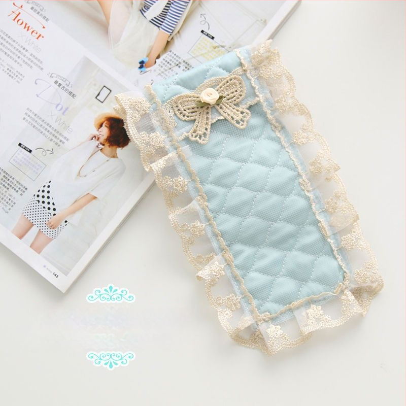 Κάλυμμα προστασίας για τα τηλεχειριστήρια κλιματισμού και τηλεόρασης, ύφασμα βαμβάκι, ευρωπαϊκό στυλ, δαντελένιο σχέδιο, προστασία από σκόνη