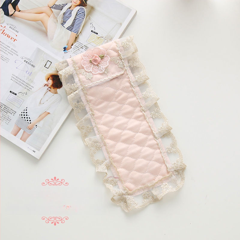 Κάλυμμα προστασίας για τα τηλεχειριστήρια κλιματισμού και τηλεόρασης, ύφασμα βαμβάκι, ευρωπαϊκό στυλ, δαντελένιο σχέδιο, προστασία από σκόνη