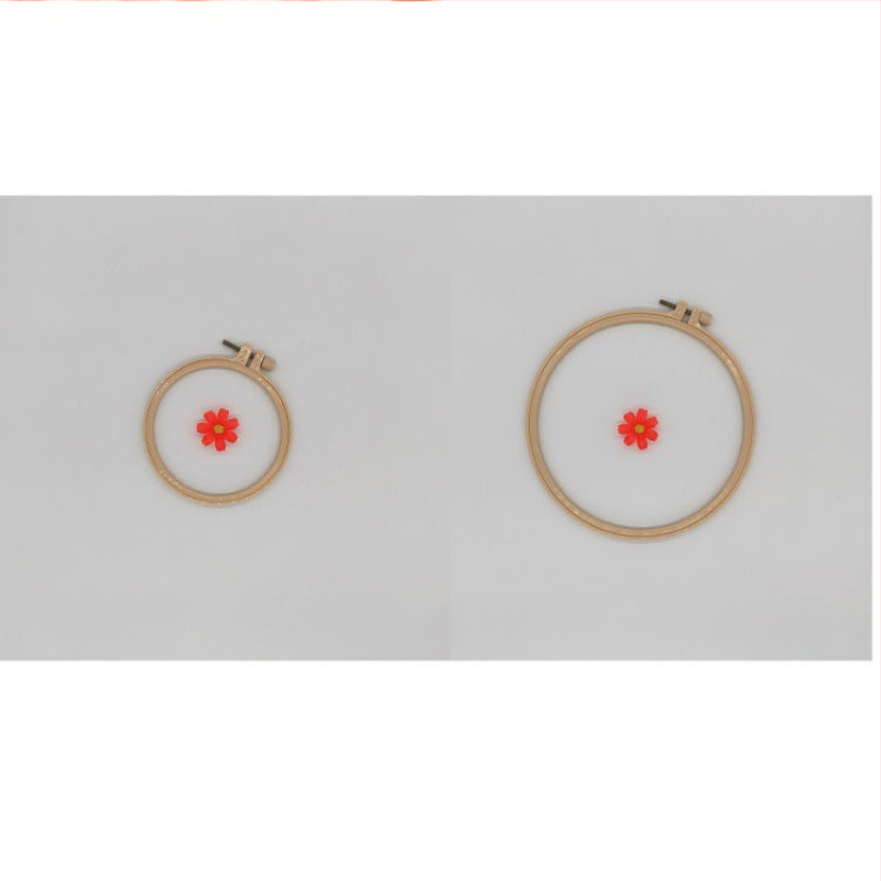 Körkörös keret keresztszemes hímzéshez bambusz imitációs dizájnnal, márka Scenery, anyag: műanyag lemez, hímzés típusa: keresztszemes, stílus Ming és Qing klasszikusok