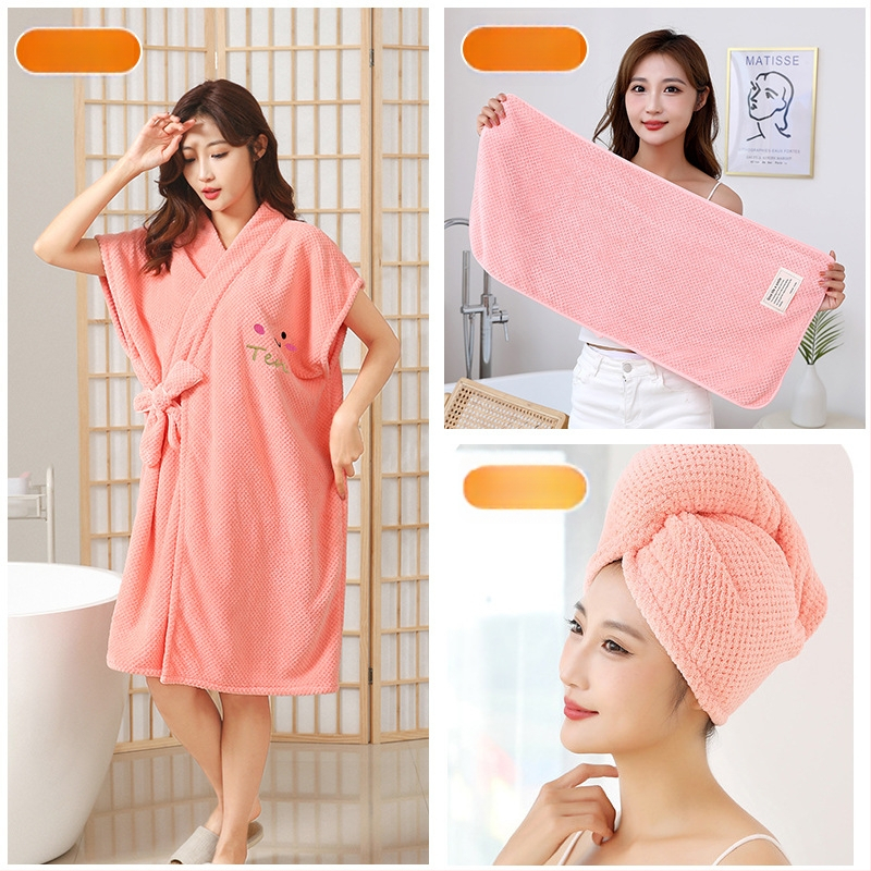Халат за баня Yueyan Meike, корал флис, полиестер, 520 г