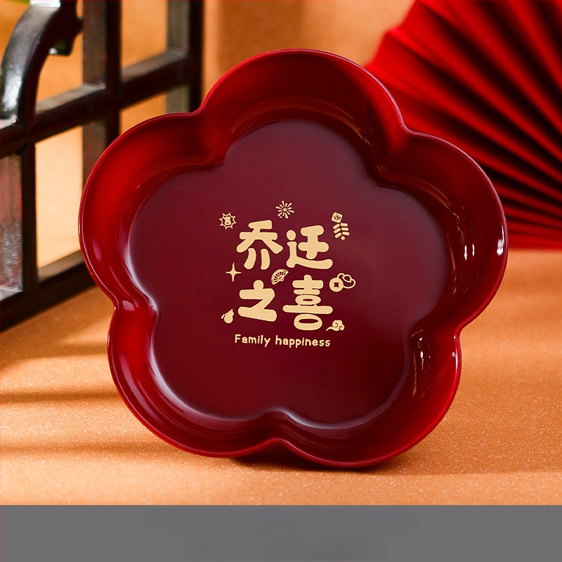  Plastikinis būsto įkūrimo dekoracijų rinkinys gyvenamojo kambario kavos staliukui su vaisių ir saldumynų padėklais, kartoninė pakuotė, prekė Orange Nuoyi Bai