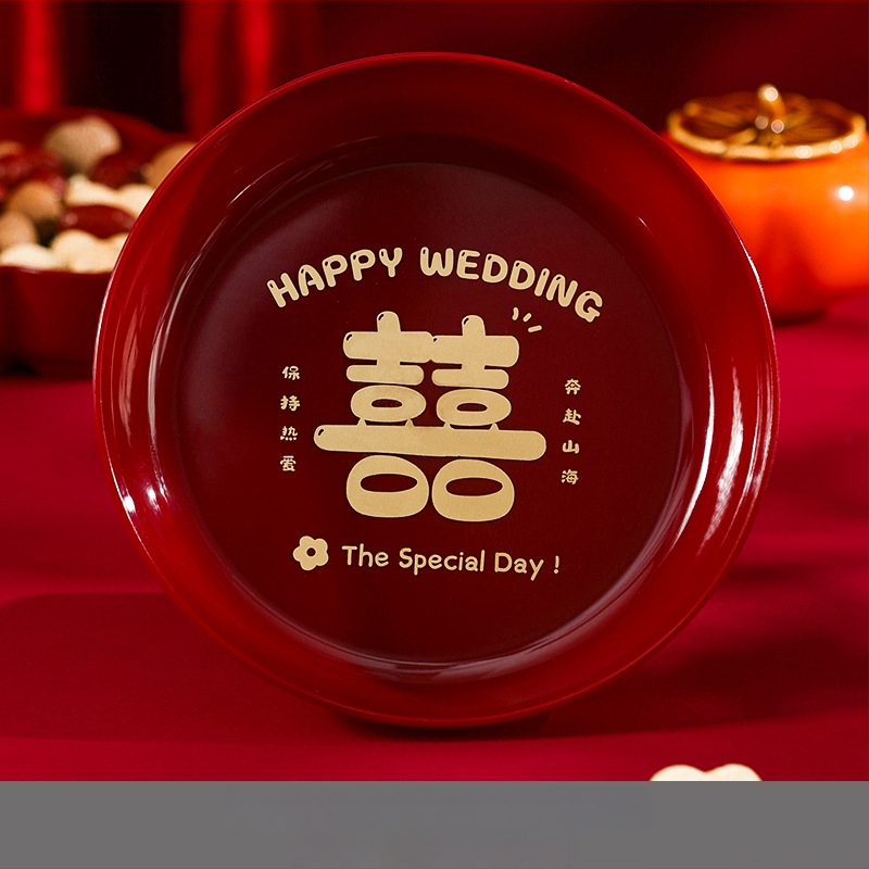  Plastikinis būsto įkūrimo dekoracijų rinkinys gyvenamojo kambario kavos staliukui su vaisių ir saldumynų padėklais, kartoninė pakuotė, prekė Orange Nuoyi Bai