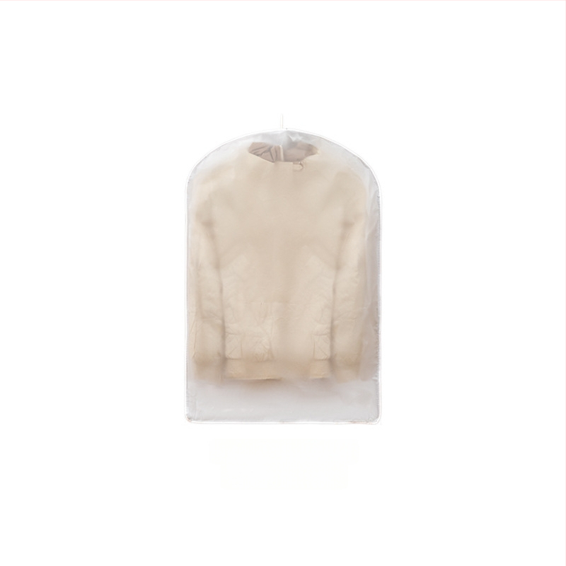 Чанта за съхранение на пухено яке със закачане — сатенен материал, прахоустойчива и влагоустойчива, компресия без въздух за гардероб