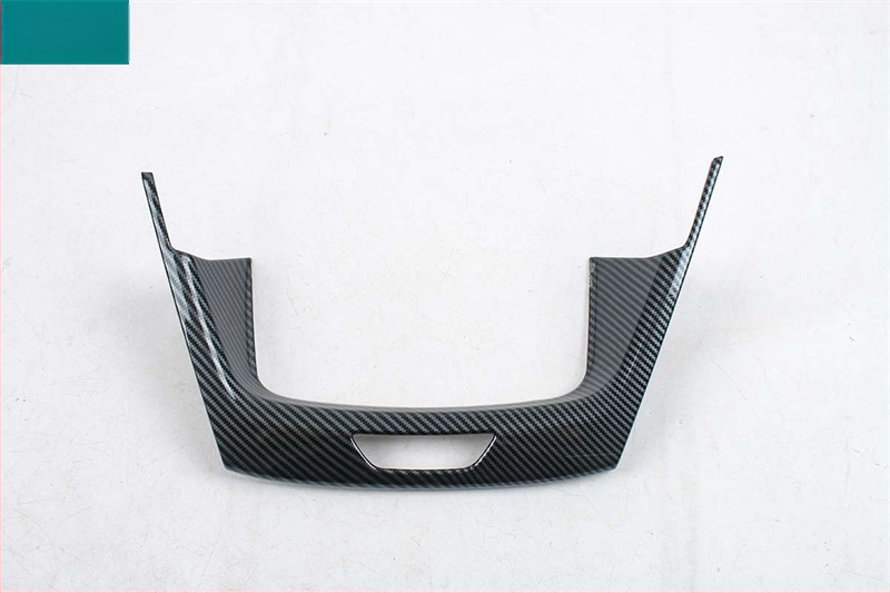 Karbono pluošto išvaizdos vidinė apdaila Buick GL8 New Energy Lu Shang – ABS plastikas, navigacijos rėmas ir galinių durelių rankenos rėmas