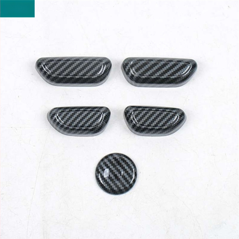 Karbono pluošto išvaizdos vidinė apdaila Buick GL8 New Energy Lu Shang – ABS plastikas, navigacijos rėmas ir galinių durelių rankenos rėmas