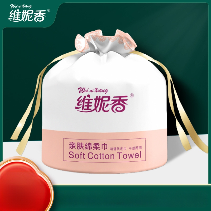 Egyszer használatos nagy tekercses arctörlő kendő, vastított kivitel, szalonminőség, fa rostból, márka Winne Fragrance