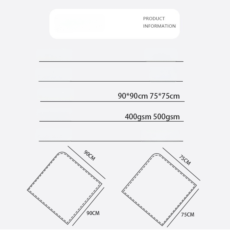 Babafürdő törölköző kapucnival és mesefülekkel — bambusz rost, 400–500 g, 19 szál, hímzett és varrott