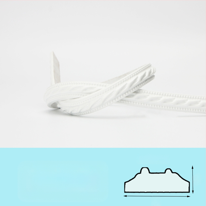 PVC pašlīmējoša dekoratīvā malu lente televizora fona sienai — mūsdienīgs stils, ugunsizturīga, ūdensizturīga, mitrumizturīga, korozijizturīga