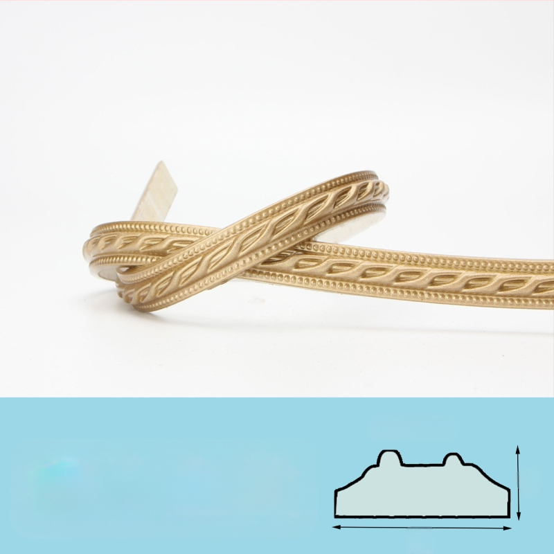 PVC pašlīmējoša dekoratīvā malu lente televizora fona sienai — mūsdienīgs stils, ugunsizturīga, ūdensizturīga, mitrumizturīga, korozijizturīga