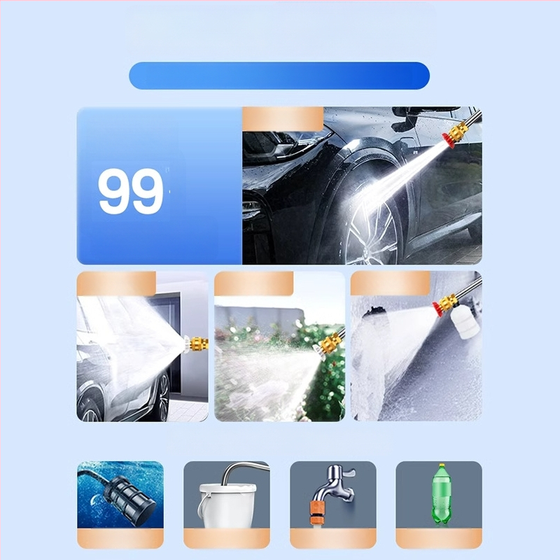 Juhtmevaba auto pesur 120W mootoriga, voolavool kuni 4 L/min, kaal 3 kg, korpus plastist sulamist; sobib auto pesuks, taimedesse jootmiseks ja põranda puhastamiseks.