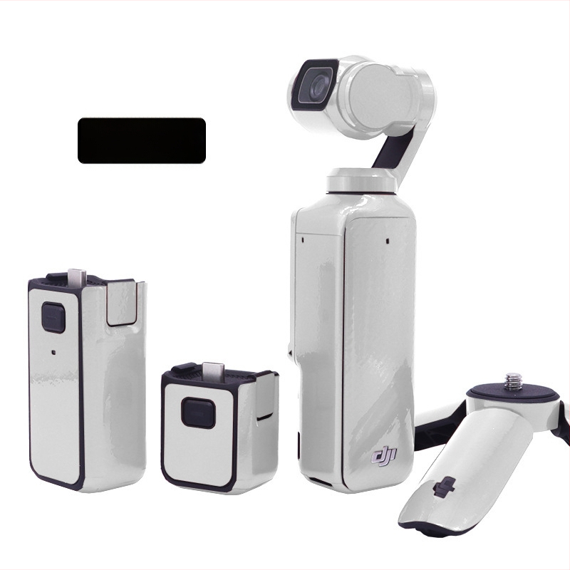 DJI Pocket 3 apsauginė plėvelė su lipdukais – pilnas priedų rinkinys