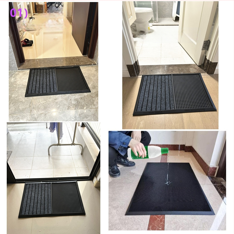 Įėjimo gumos kilimėlis, neslidus paviršius, dezinfekcija, plaunamas, šiuolaikiškai minimalistinis stilius, prekės ženklas YMO