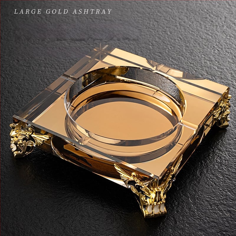 Γυάλινο βαθύ τασάκι — Διακόσμηση και Αποθήκευση, Στυλ Μινιμαλιστικό έως Φως Πολυτέλεια, κατάλληλο για Οικία, Σαλόνι, KTV, Μπαρ ή Ξενοδοχείο