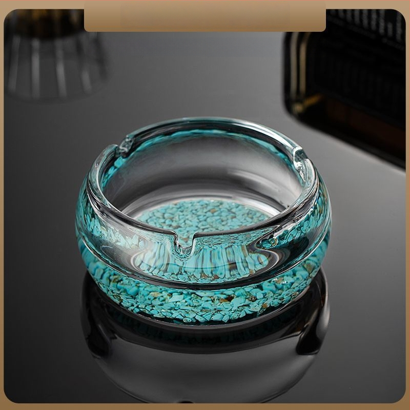 Γυάλινο βαθύ τασάκι — Διακόσμηση και Αποθήκευση, Στυλ Μινιμαλιστικό έως Φως Πολυτέλεια, κατάλληλο για Οικία, Σαλόνι, KTV, Μπαρ ή Ξενοδοχείο