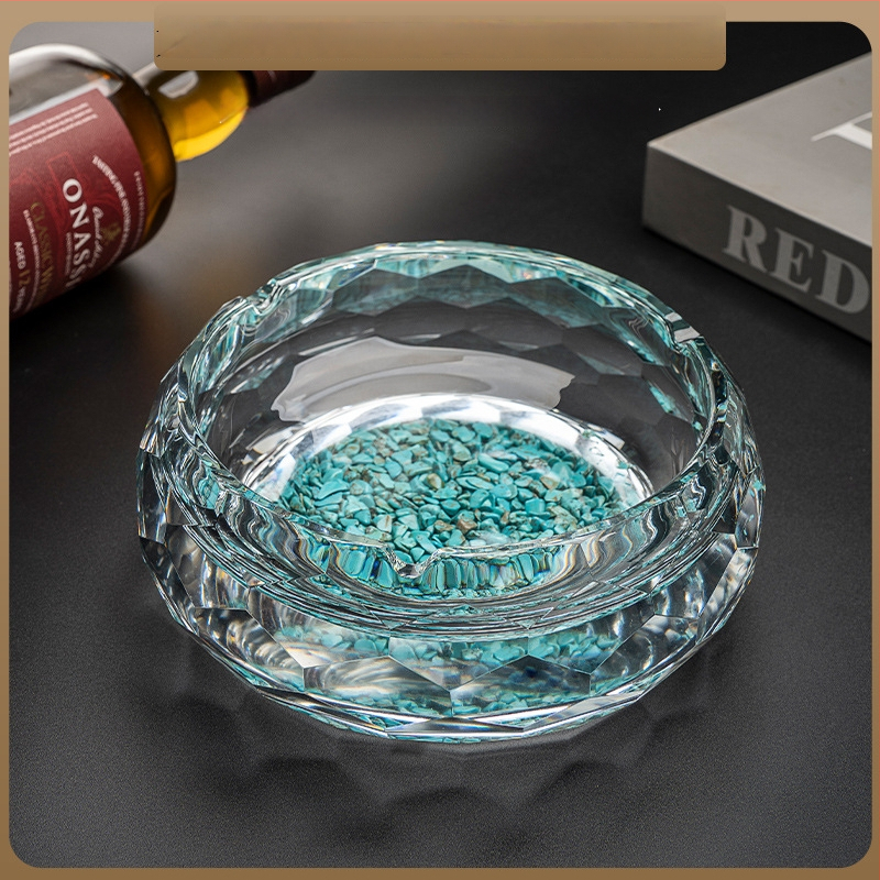 Γυάλινο βαθύ τασάκι — Διακόσμηση και Αποθήκευση, Στυλ Μινιμαλιστικό έως Φως Πολυτέλεια, κατάλληλο για Οικία, Σαλόνι, KTV, Μπαρ ή Ξενοδοχείο
