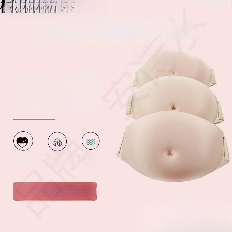 Silikona grūtnieces vēdera rekvizīts fotogrāfijām – biezināts, 2024. gada rudens, zīmols: Cits