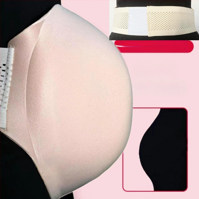 Silikona grūtnieces vēdera rekvizīts fotogrāfijām – biezināts, 2024. gada rudens, zīmols: Cits