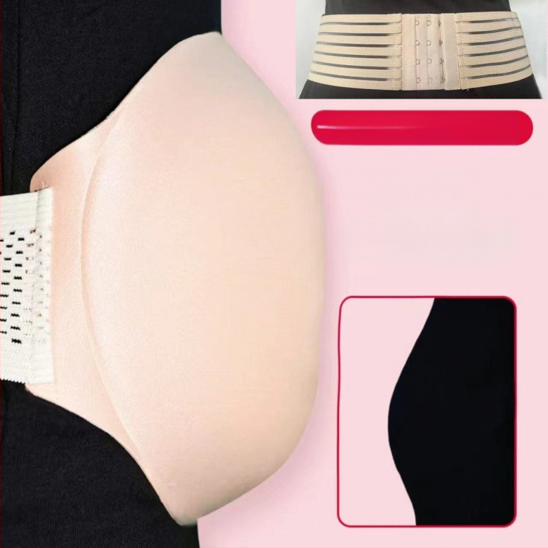 Silikona grūtnieces vēdera rekvizīts fotogrāfijām – biezināts, 2024. gada rudens, zīmols: Cits