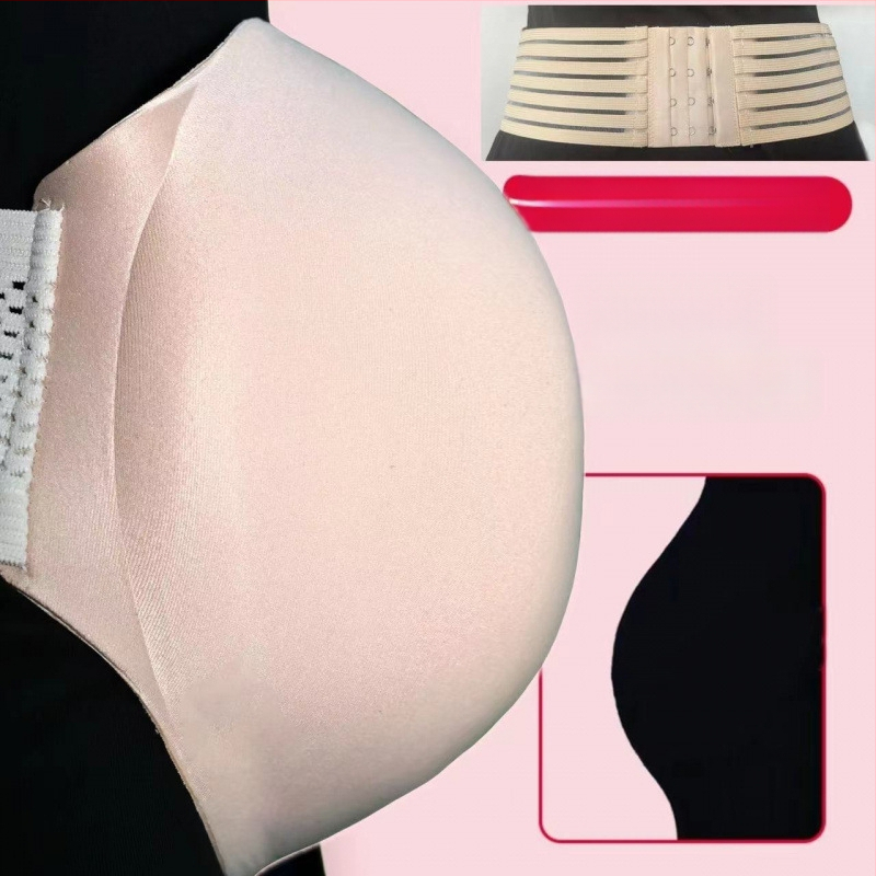 Silikona grūtnieces vēdera rekvizīts fotogrāfijām – biezināts, 2024. gada rudens, zīmols: Cits