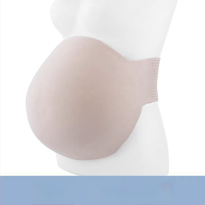 Silikona grūtnieces vēdera rekvizīts fotogrāfijām – biezināts, 2024. gada rudens, zīmols: Cits