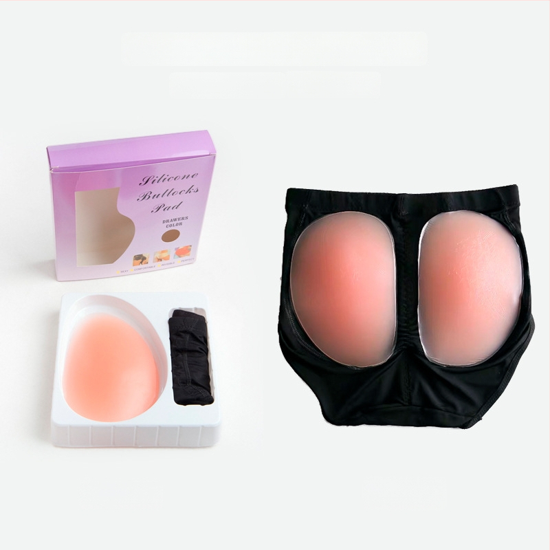 Silikona gūžu pacēlāja apakšveļa ar sēžamvietas spilventiņu, materiāls: silikons, biezinājums, funkcija: palielināt, zīmols Foreign Stars