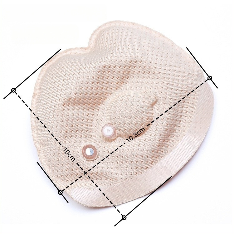 4D krūštura ievietojums ar automātisku regulēšanu un gaisa spilventiņu — poliesters, biezināts pildījums