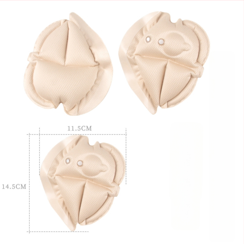 4D krūštura ievietojums ar automātisku regulēšanu un gaisa spilventiņu — poliesters, biezināts pildījums