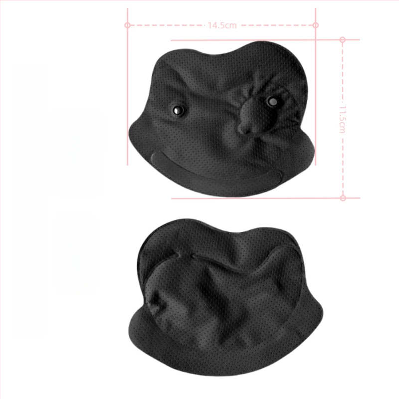 4D krūštura ievietojums ar automātisku regulēšanu un gaisa spilventiņu — poliesters, biezināts pildījums