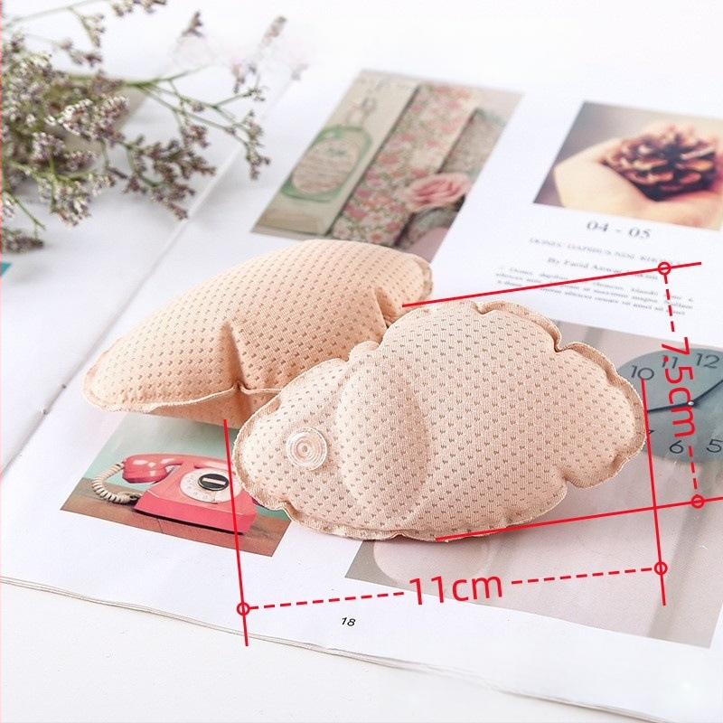 4D krūštura ievietojums ar automātisku regulēšanu un gaisa spilventiņu — poliesters, biezināts pildījums