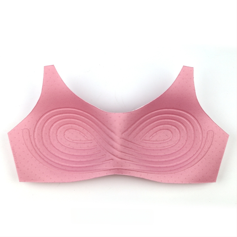 Formēts krūšu spilventiņa paliktnis mazam krūsim - plāns, elpojošs, bezšuvju, bez pēdām