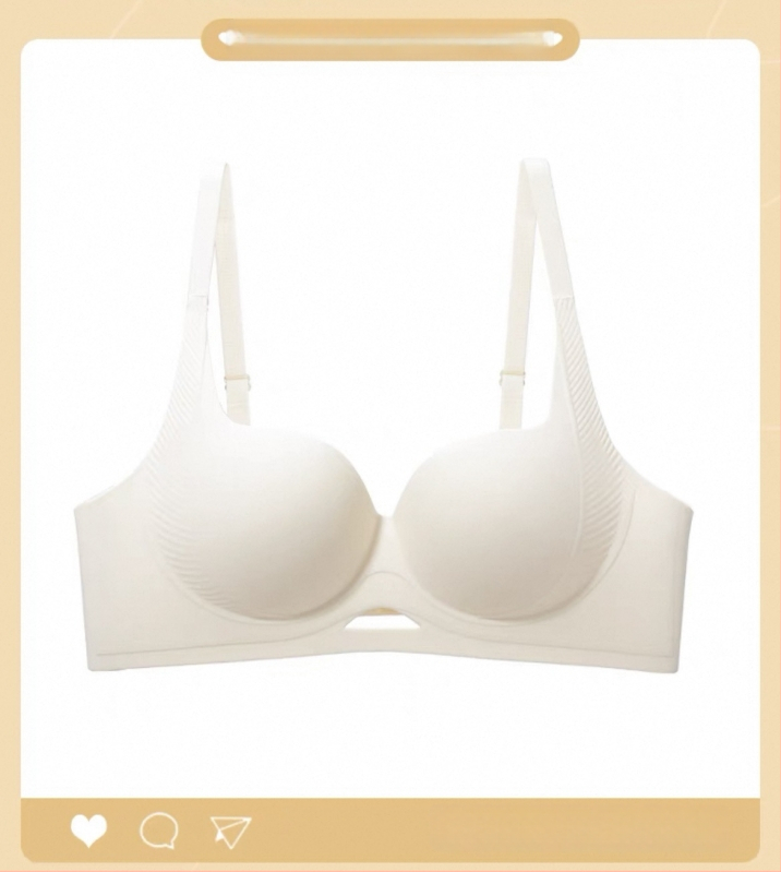 Sieviešu bezvadu, bezšuvju push-up krūšturis ar krūšu savākšanu, regulējamas siksnas, neilons/elastāns