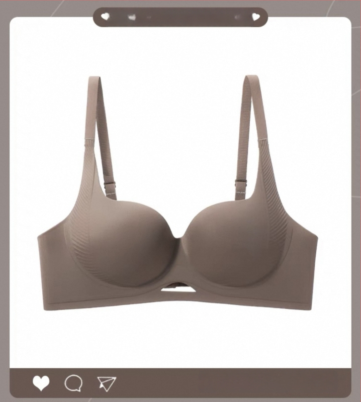 Sieviešu bezvadu, bezšuvju push-up krūšturis ar krūšu savākšanu, regulējamas siksnas, neilons/elastāns