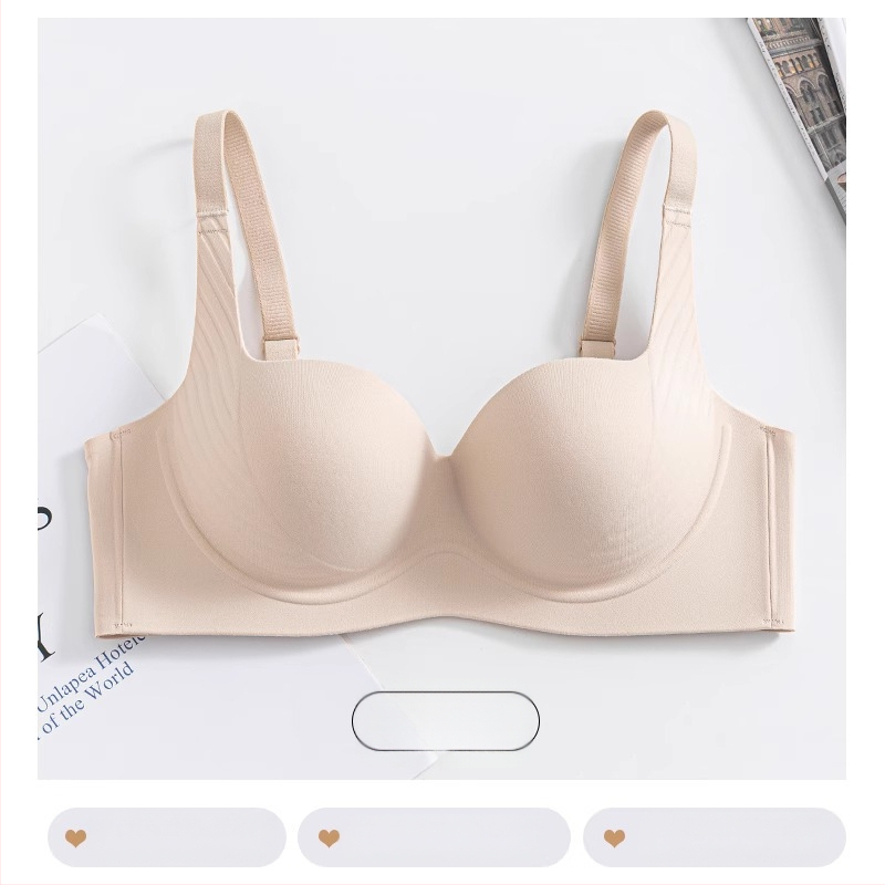 Sieviešu bezvadu, bezšuvju push-up krūšturis ar krūšu savākšanu, regulējamas siksnas, neilons/elastāns
