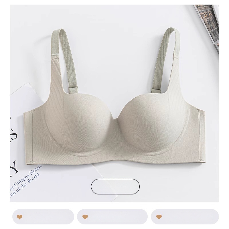 Sieviešu bezvadu, bezšuvju push-up krūšturis ar krūšu savākšanu, regulējamas siksnas, neilons/elastāns
