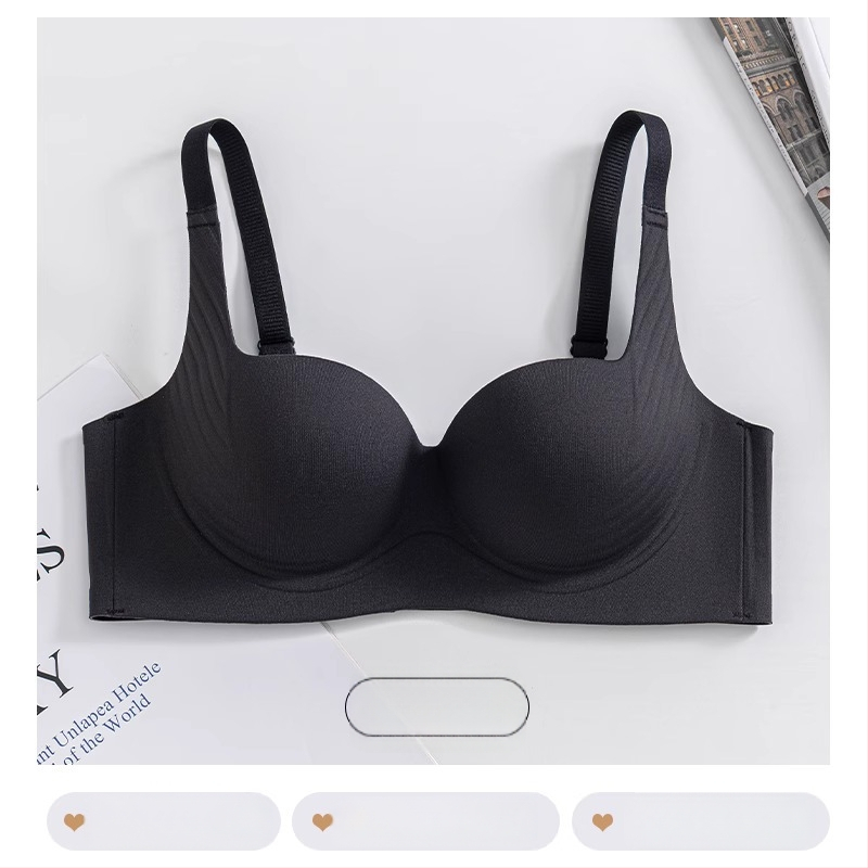 Sieviešu bezvadu, bezšuvju push-up krūšturis ar krūšu savākšanu, regulējamas siksnas, neilons/elastāns