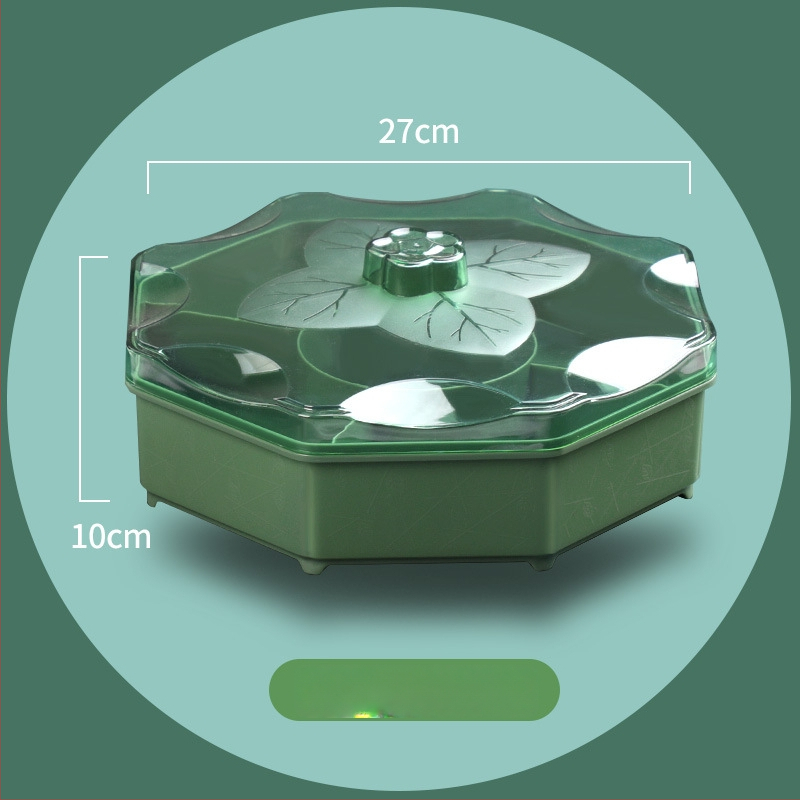 Augļu šķīvis ar vāku, Kang Zhixing zīmols, daudzslāņu nodalījumi, mūsdienīgs minimālisma stils, 2023 vasara