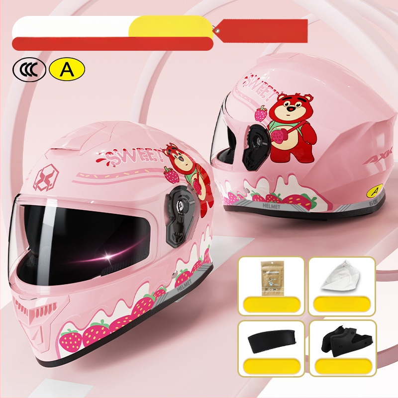 AXK bērnu pilnas sejas ķivere, ABS materiāls, elektriskajiem motocikliem, GB811-2022A sertifikācija un 3C kods 2023091105021233