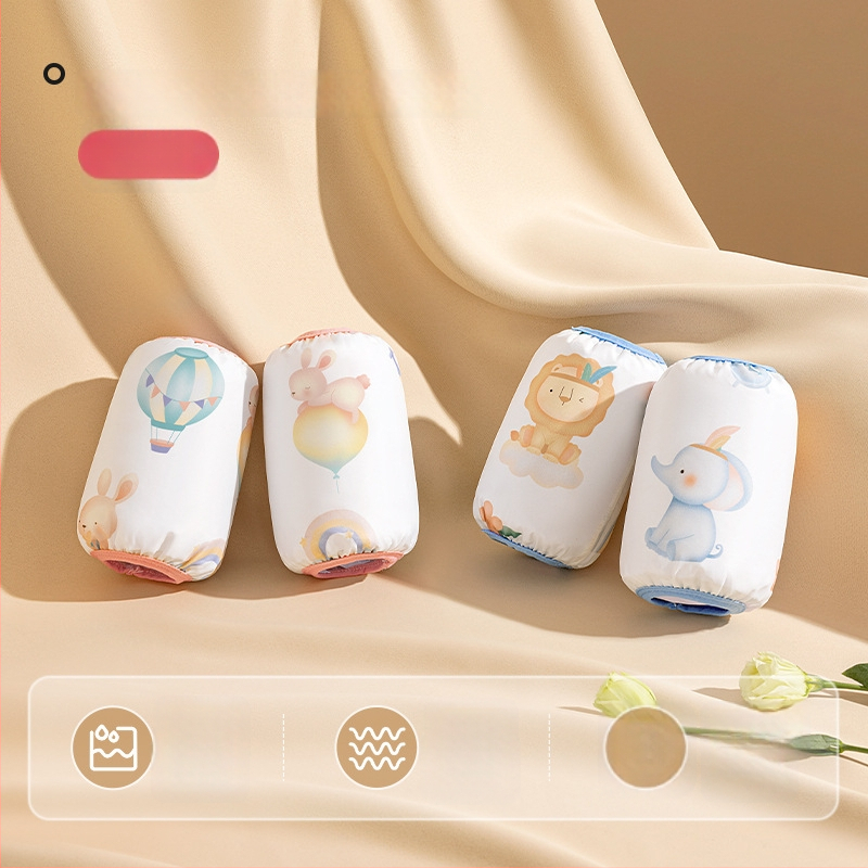 Bērnu ūdensnecaurlaidīgi roku pārvalki, ātri žūst, pret netīrumiem, karikatūras raksts, poliesters, vecums 0–8 gadi, visiem gadalaikiem